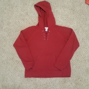 Red hoodie forever 21